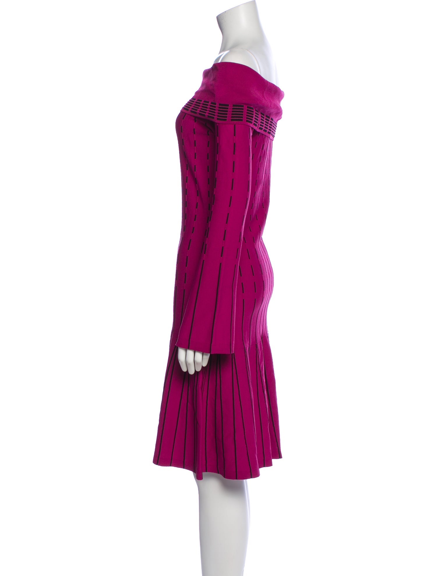 Prabal Gurung Off-The-Shoulder Knee-Length Dress