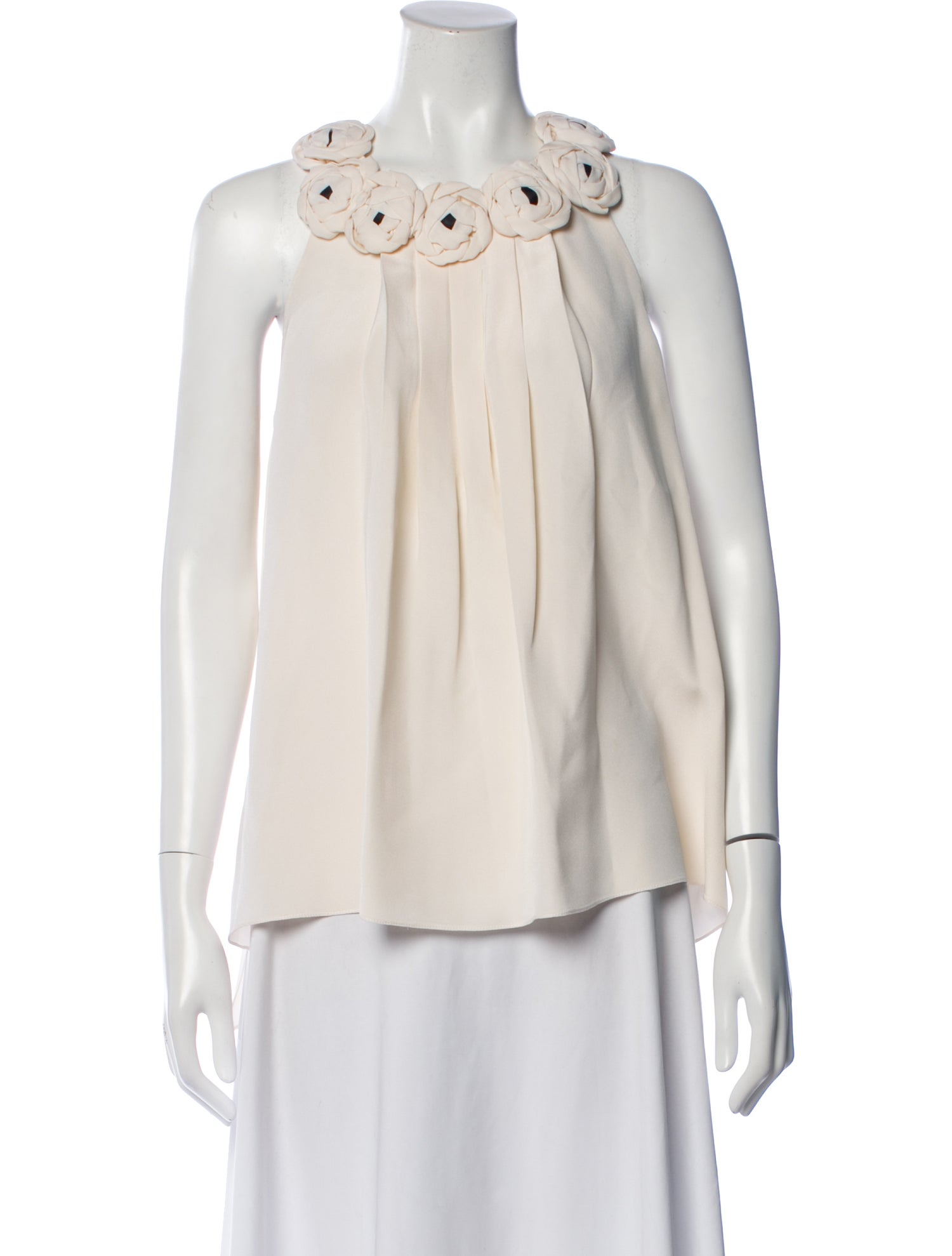 Prabal Gurung Silk Halterneck Top