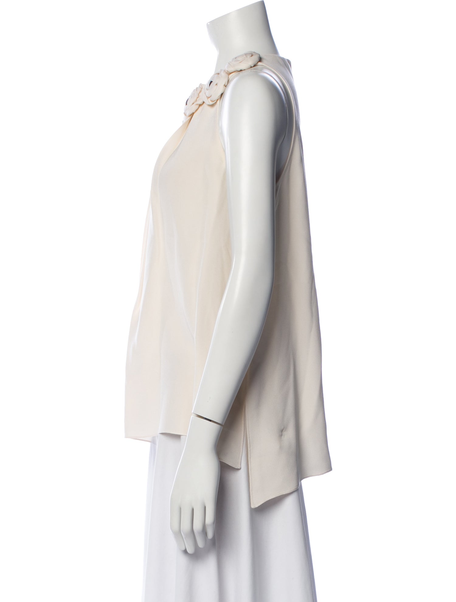 Prabal Gurung Silk Halterneck Top