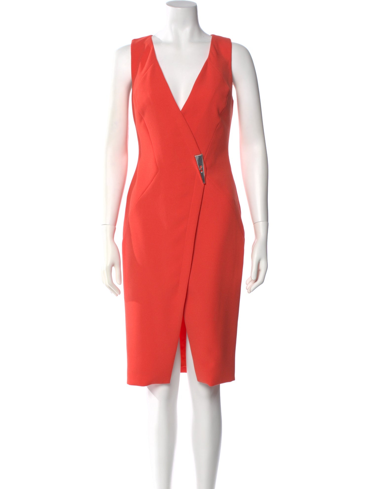Prabal Gurung V-Neck Knee-Length Dress