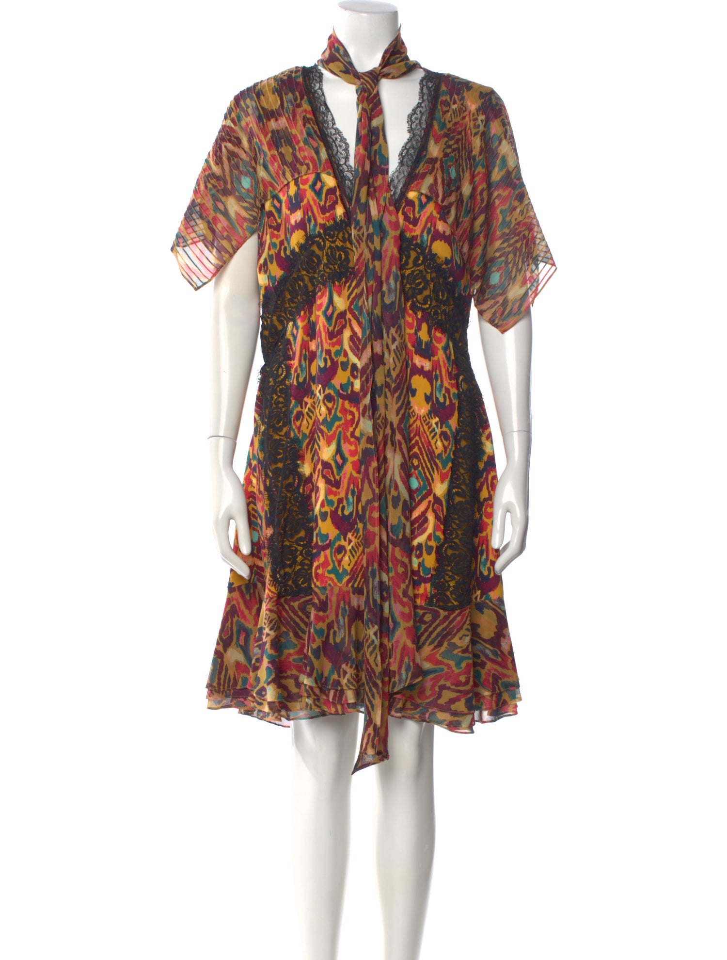 Prabal Gurung Silk Knee-Length Dress