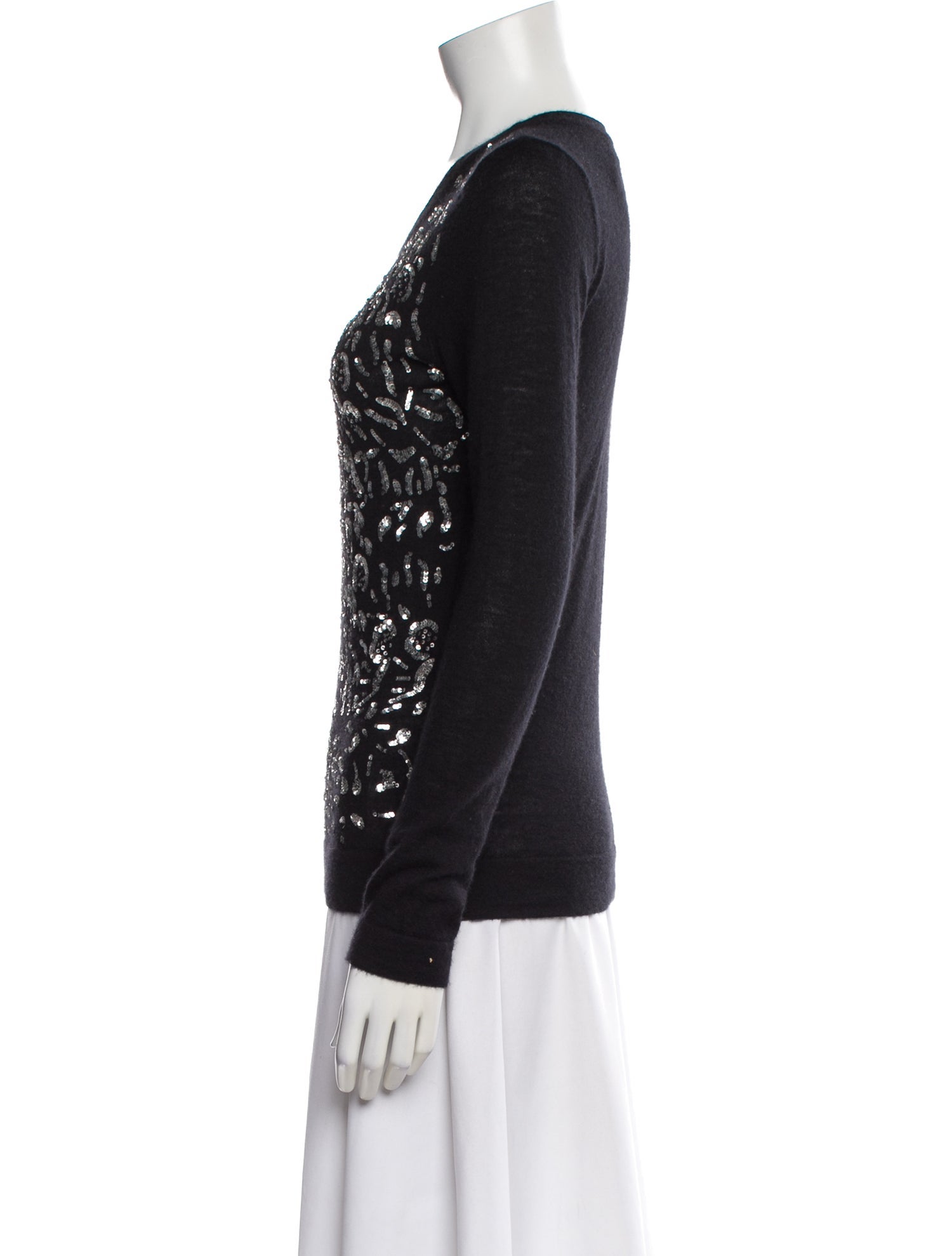 Prabal Gurung Cashmere Scoop Neck Sweater