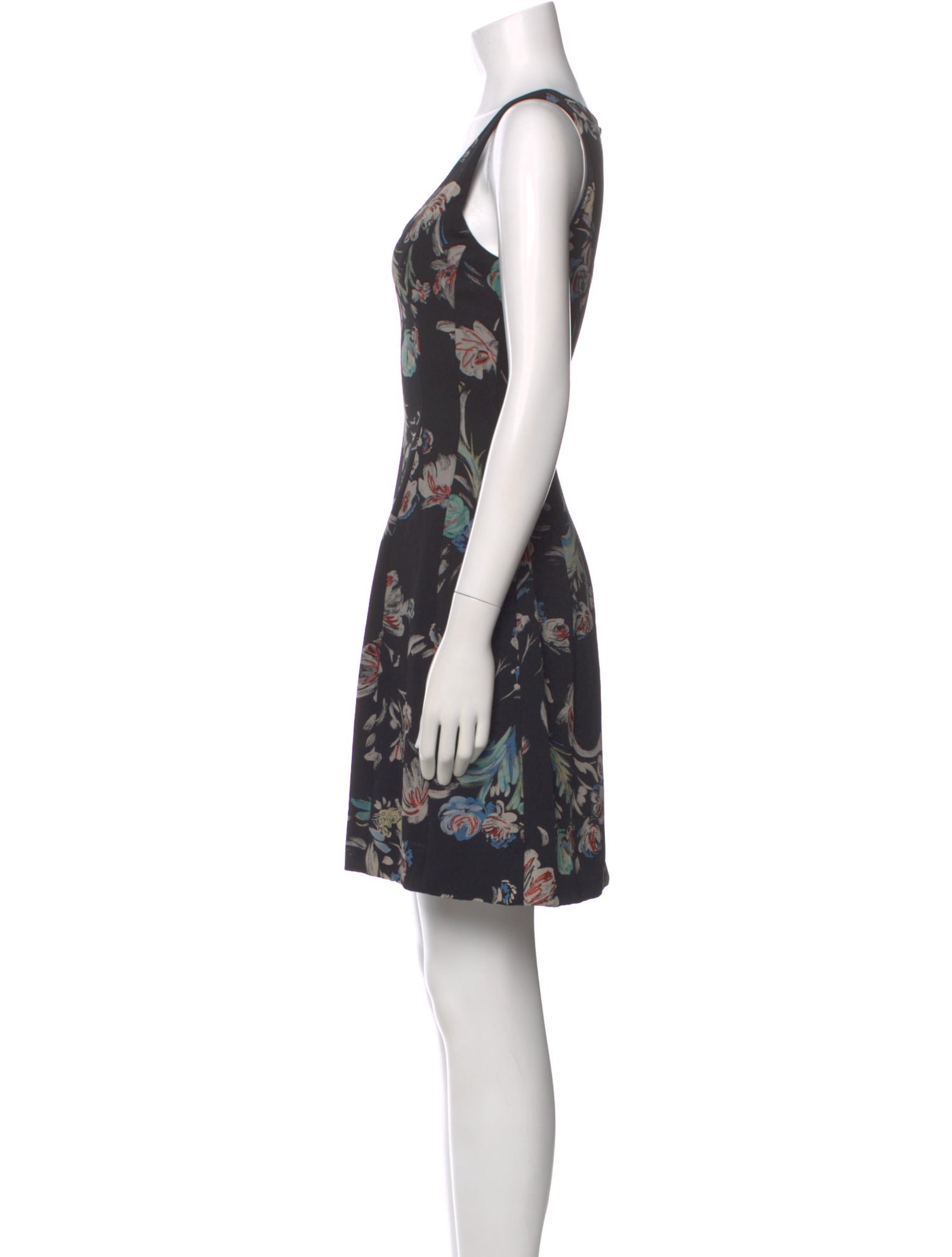 Prabal Gurung Floral Print Mini Dress
