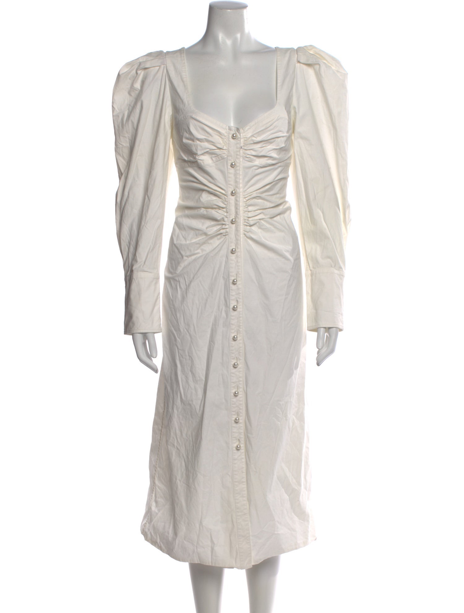 Prabal Gurung Square Neckline Long Dress