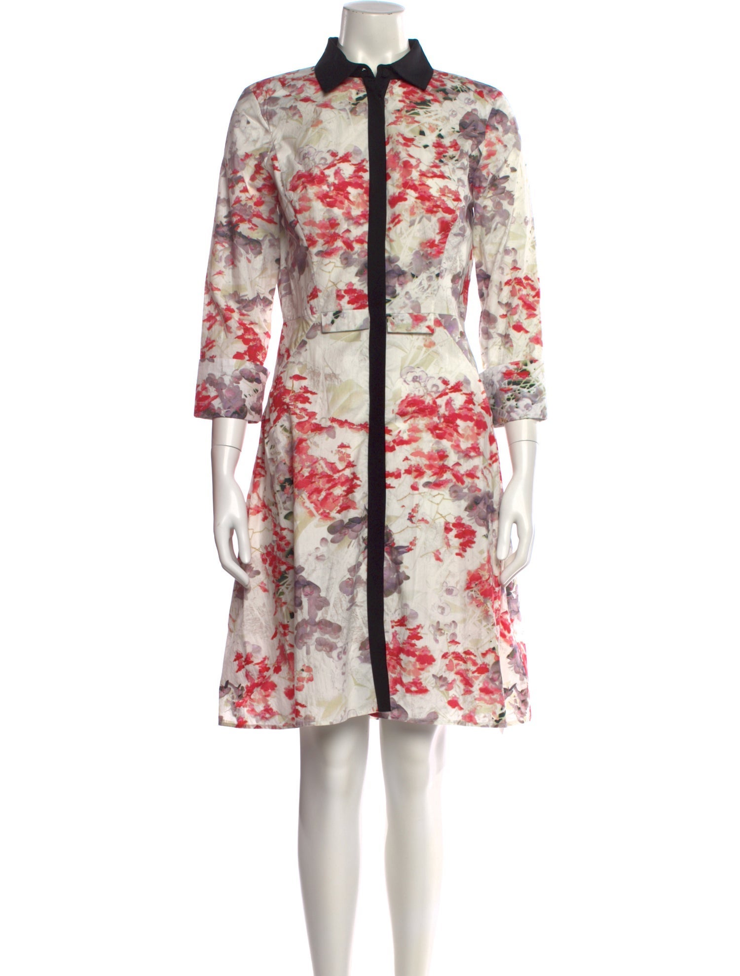 Prabal Gurung Floral Print Knee-Length Dress