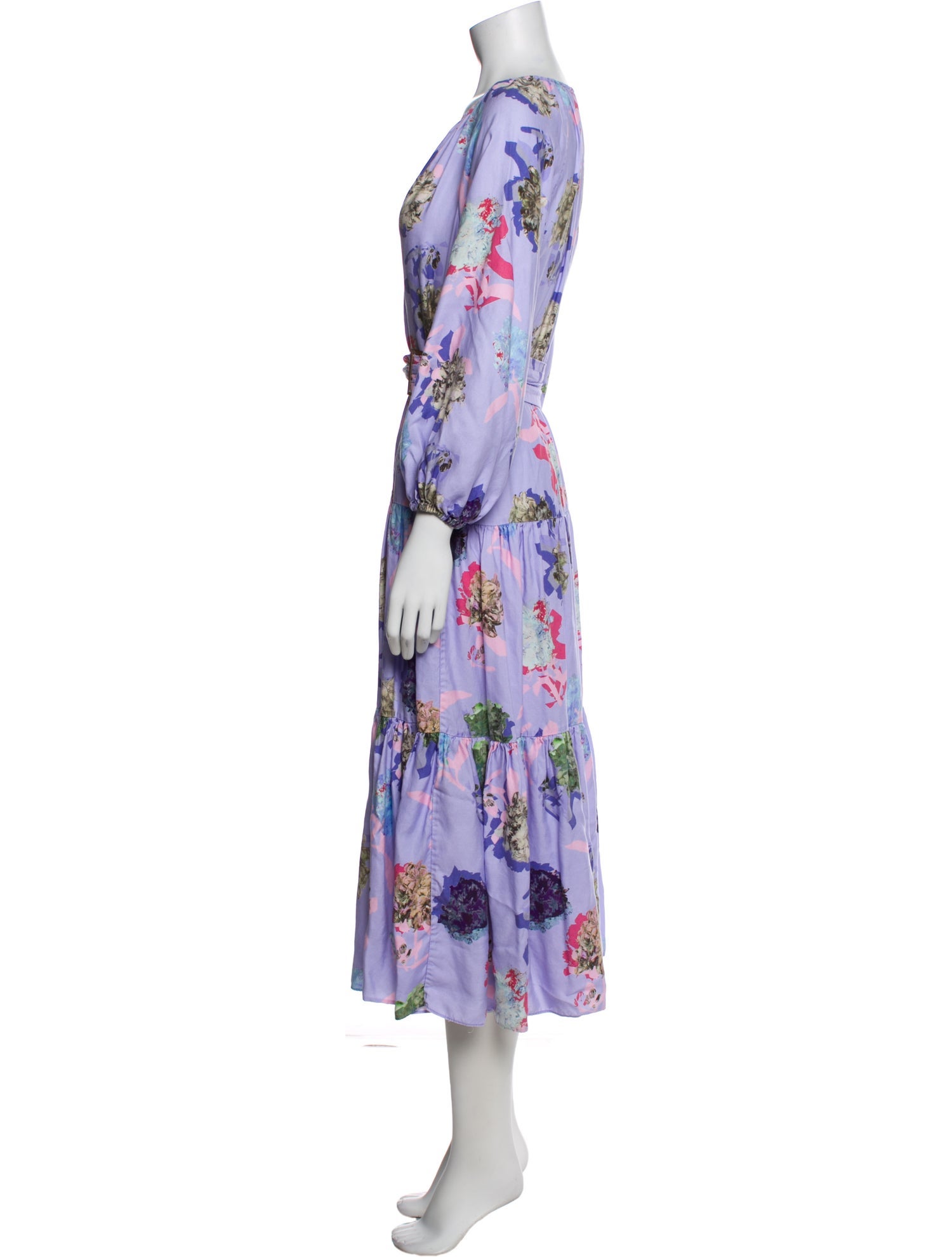 Prabal Gurung Floral Print Long Dress