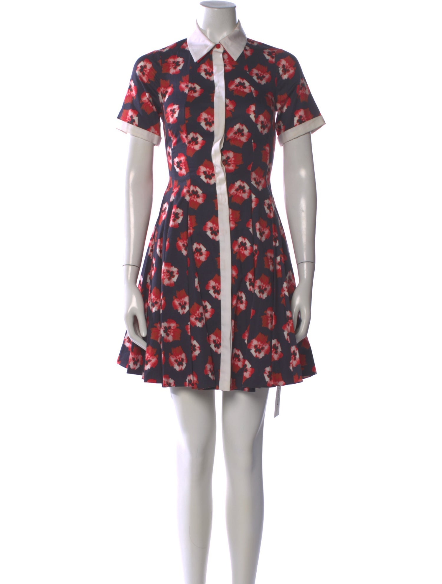 Prabal Gurung Lace Pattern Mini Dress