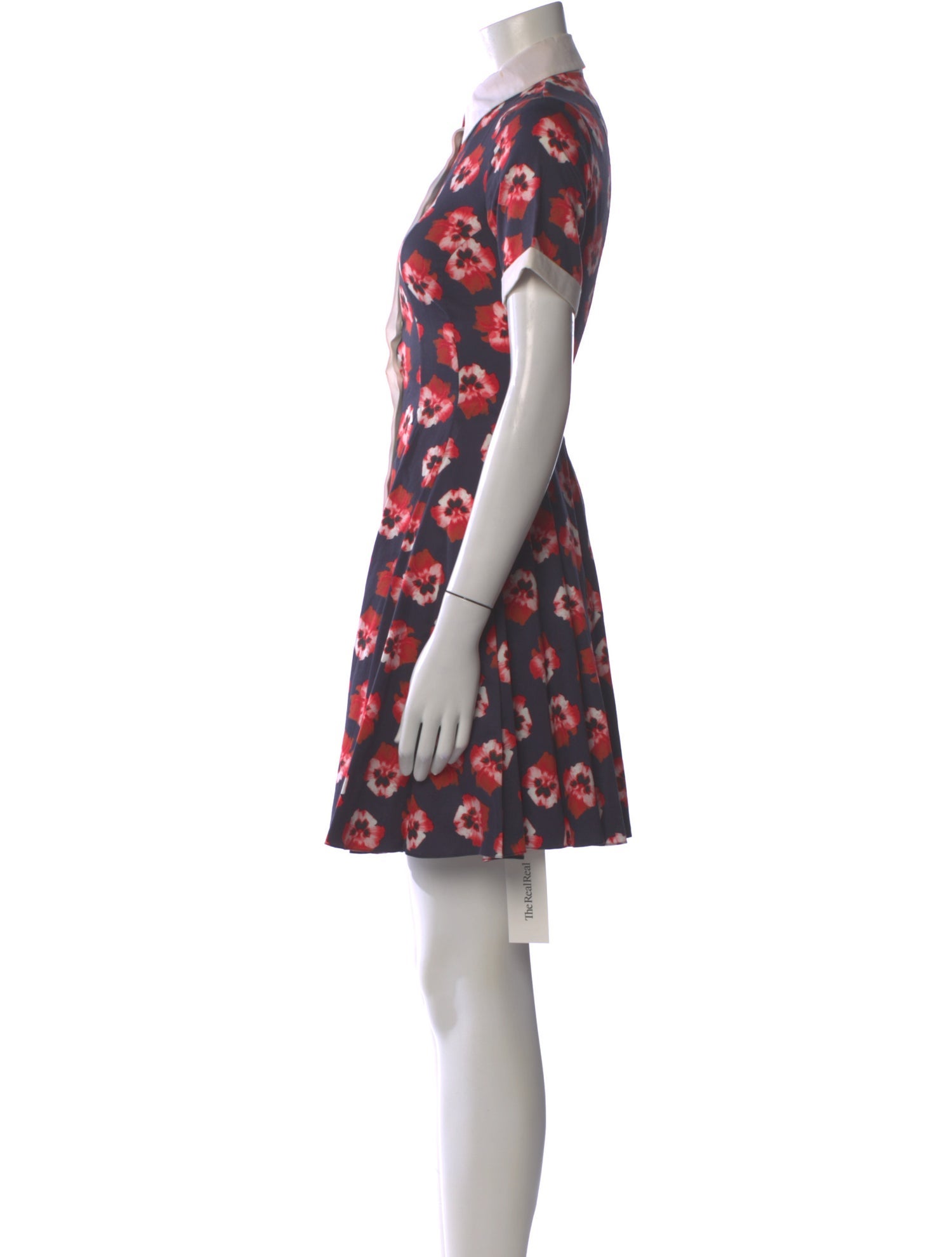 Prabal Gurung Lace Pattern Mini Dress