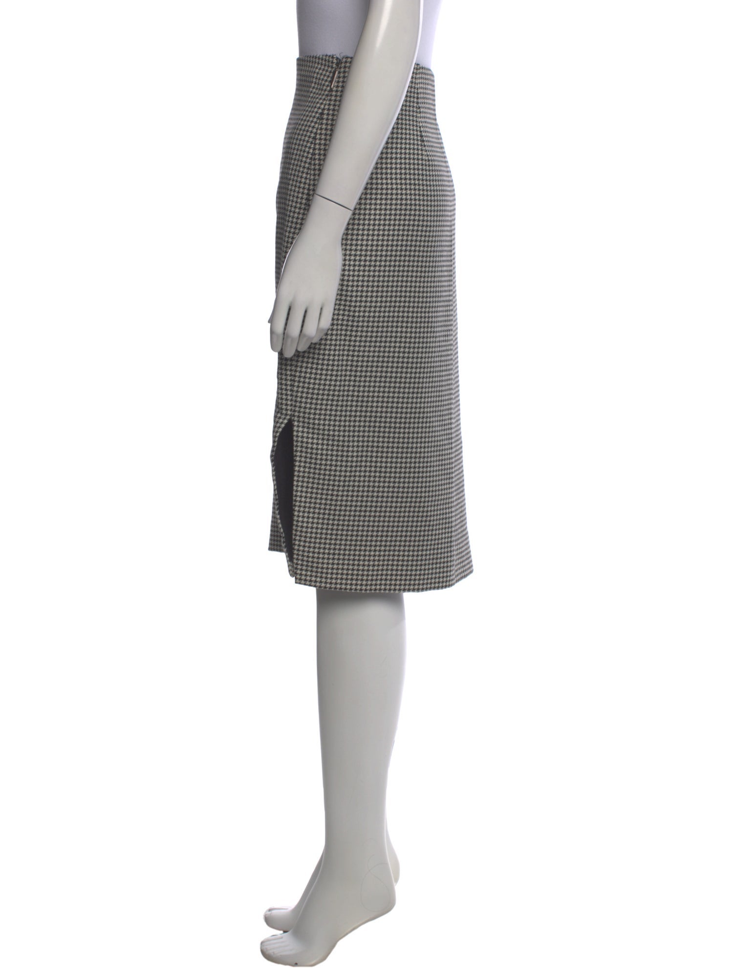 Prabal Gurung Houndstooth Print Knee-Length Skirt