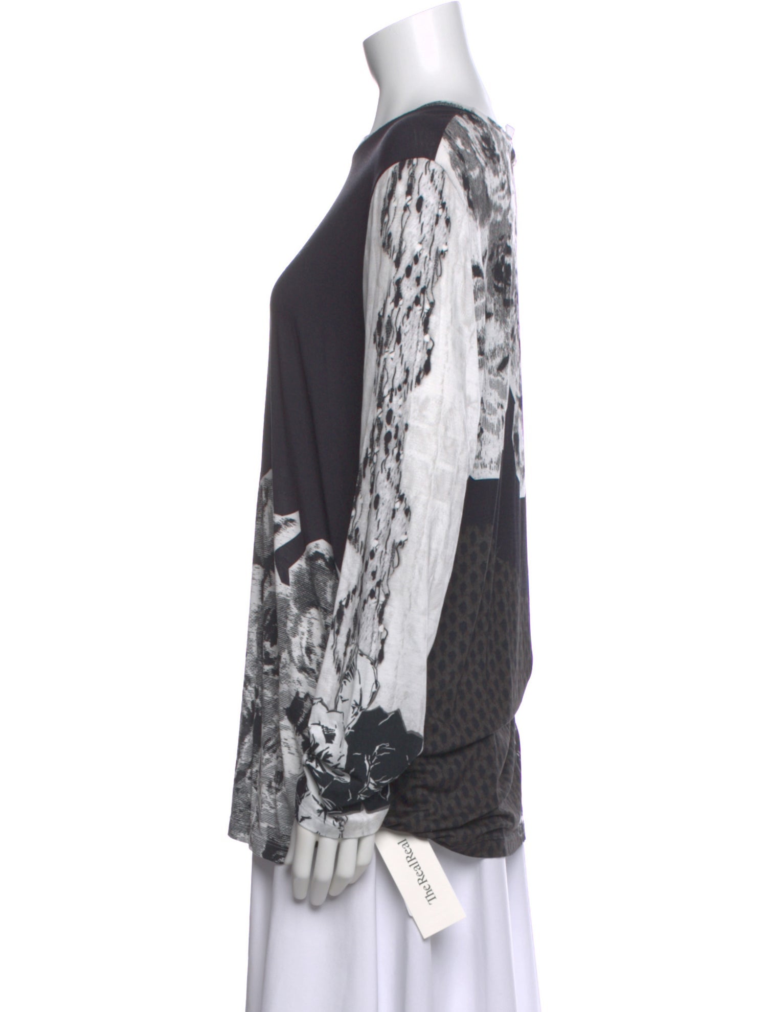 Prabal Gurung Graphic Print Crew Neck Top