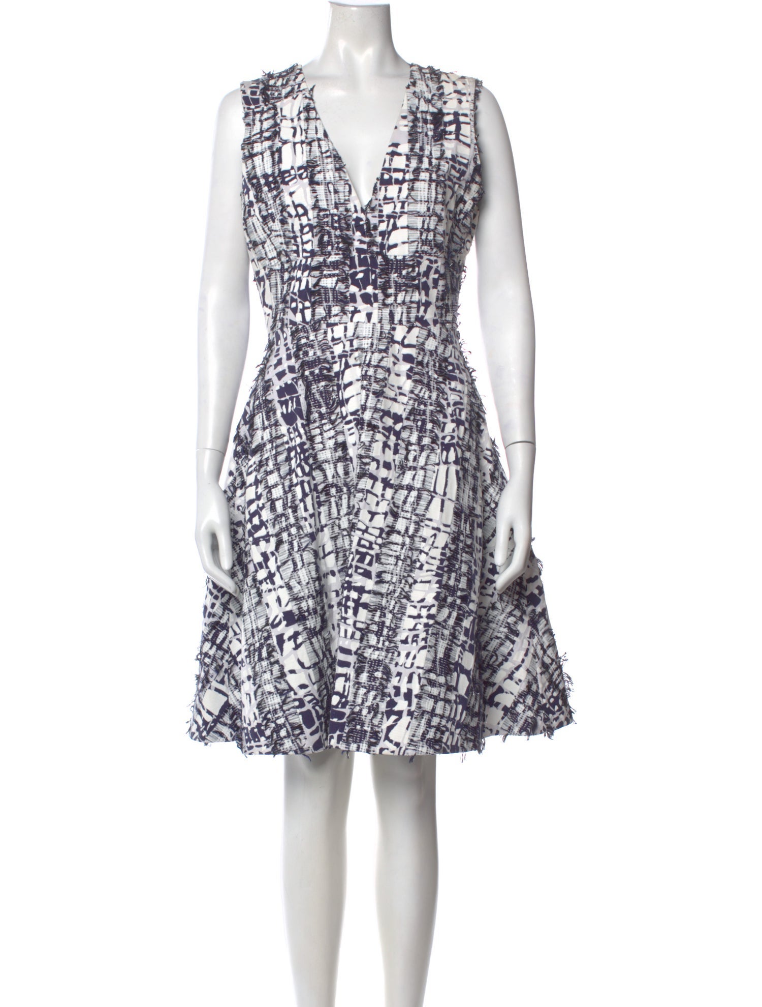 Prabal Gurung Printed Knee-Length Dress