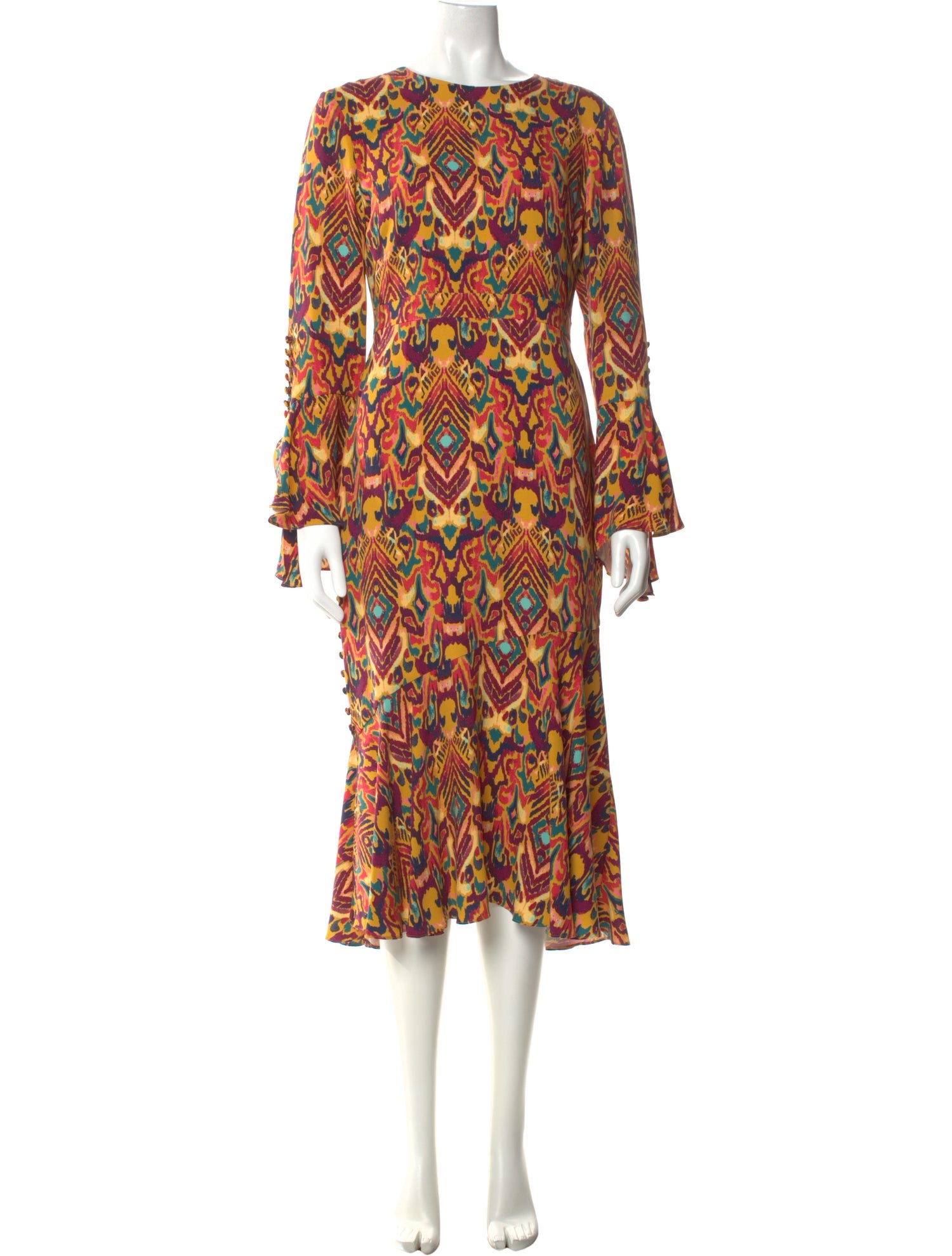 Prabal Gurung Silk Midi Length Dress