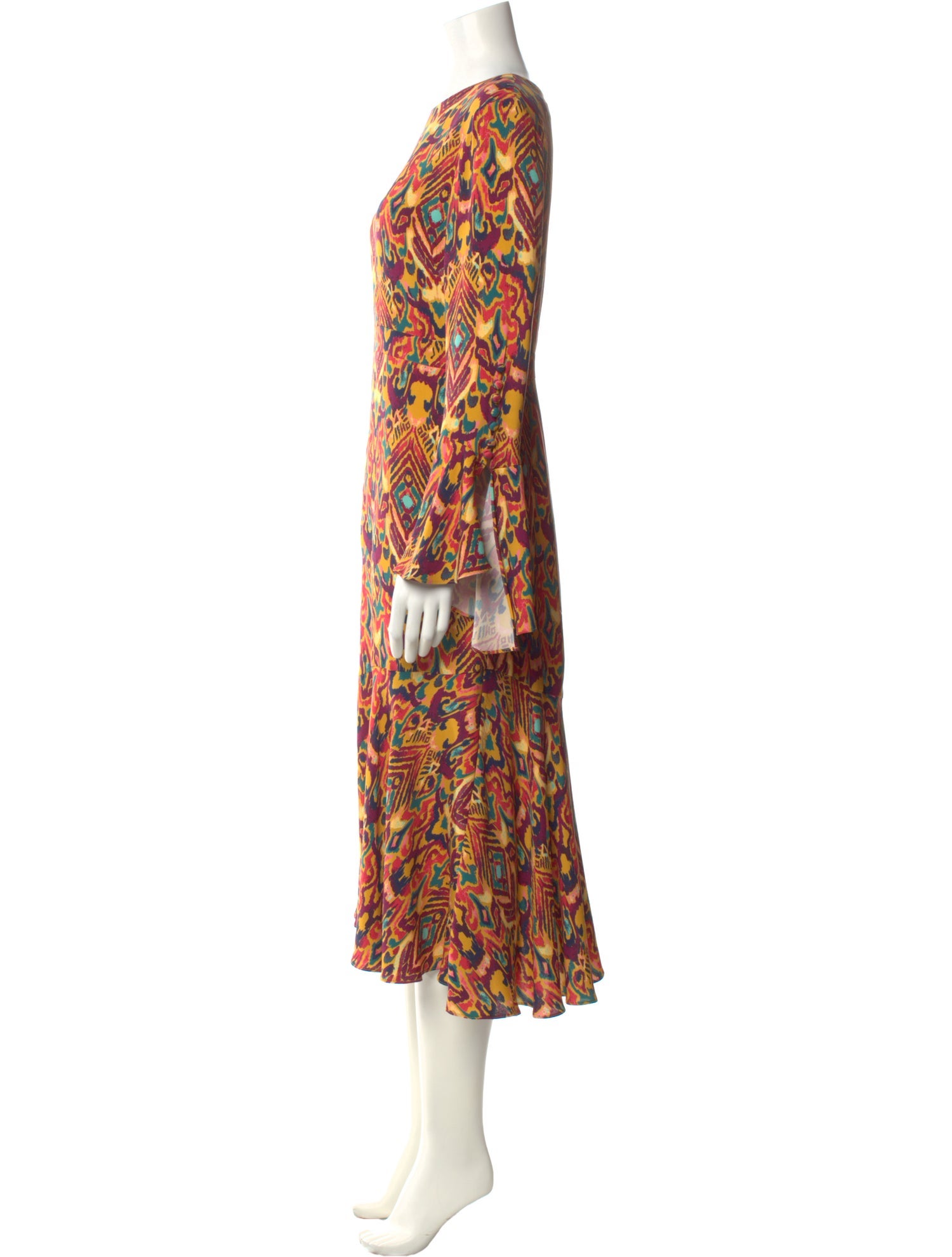 Prabal Gurung Silk Midi Length Dress