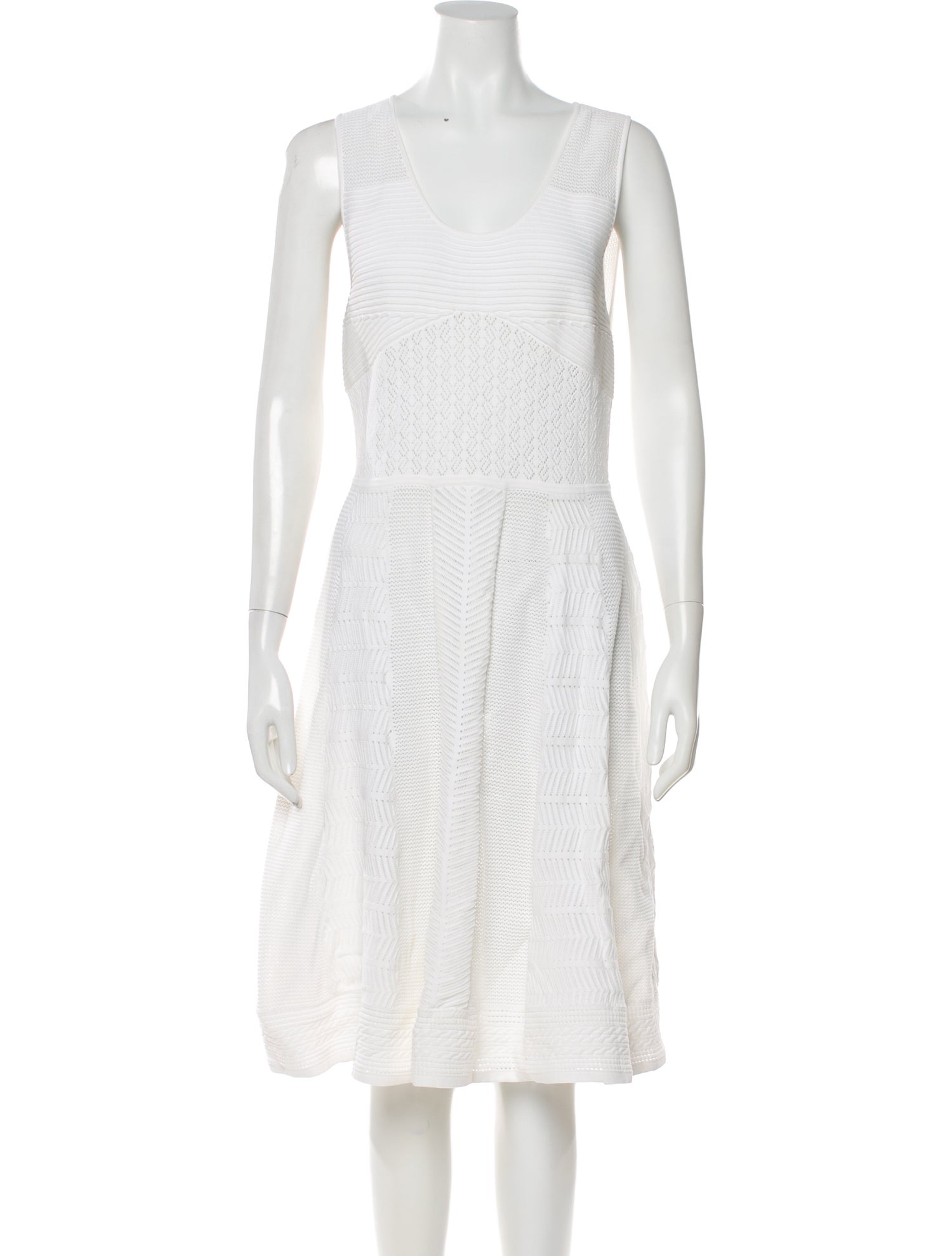 Prabal Gurung Scoop Neck Knee-Length Dress