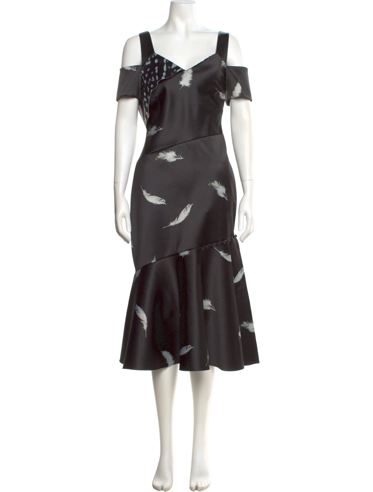 Prabal Gurung Printed Midi Length Dress