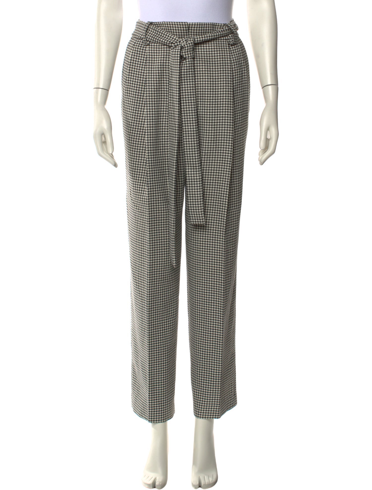 Prabal Gurung Silk Straight Leg Pants