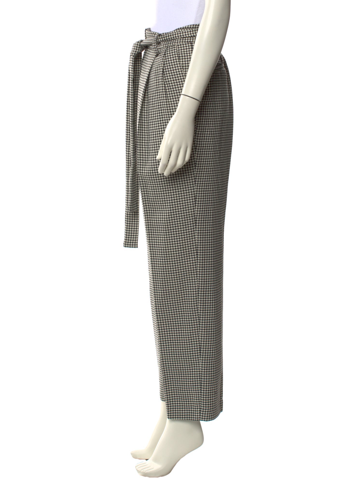 Prabal Gurung Silk Straight Leg Pants