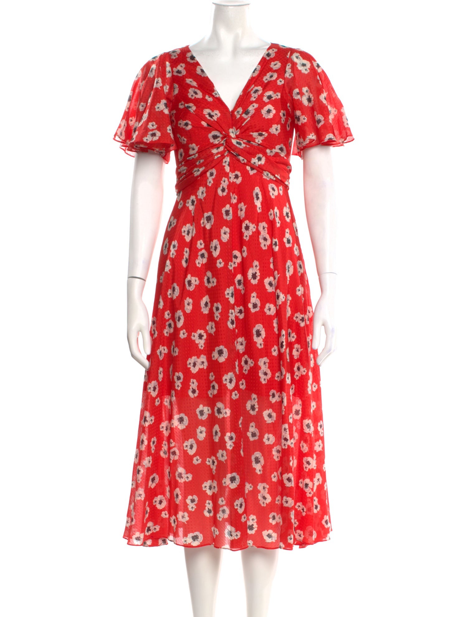 Prabal Gurung Floral Print Midi Length Dress w/ Tags