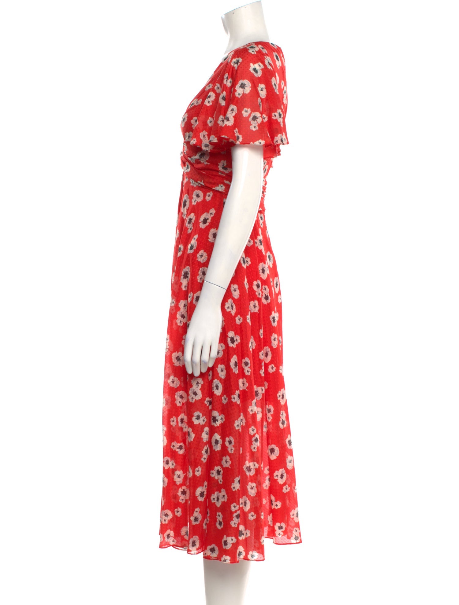 Prabal Gurung Floral Print Midi Length Dress w/ Tags