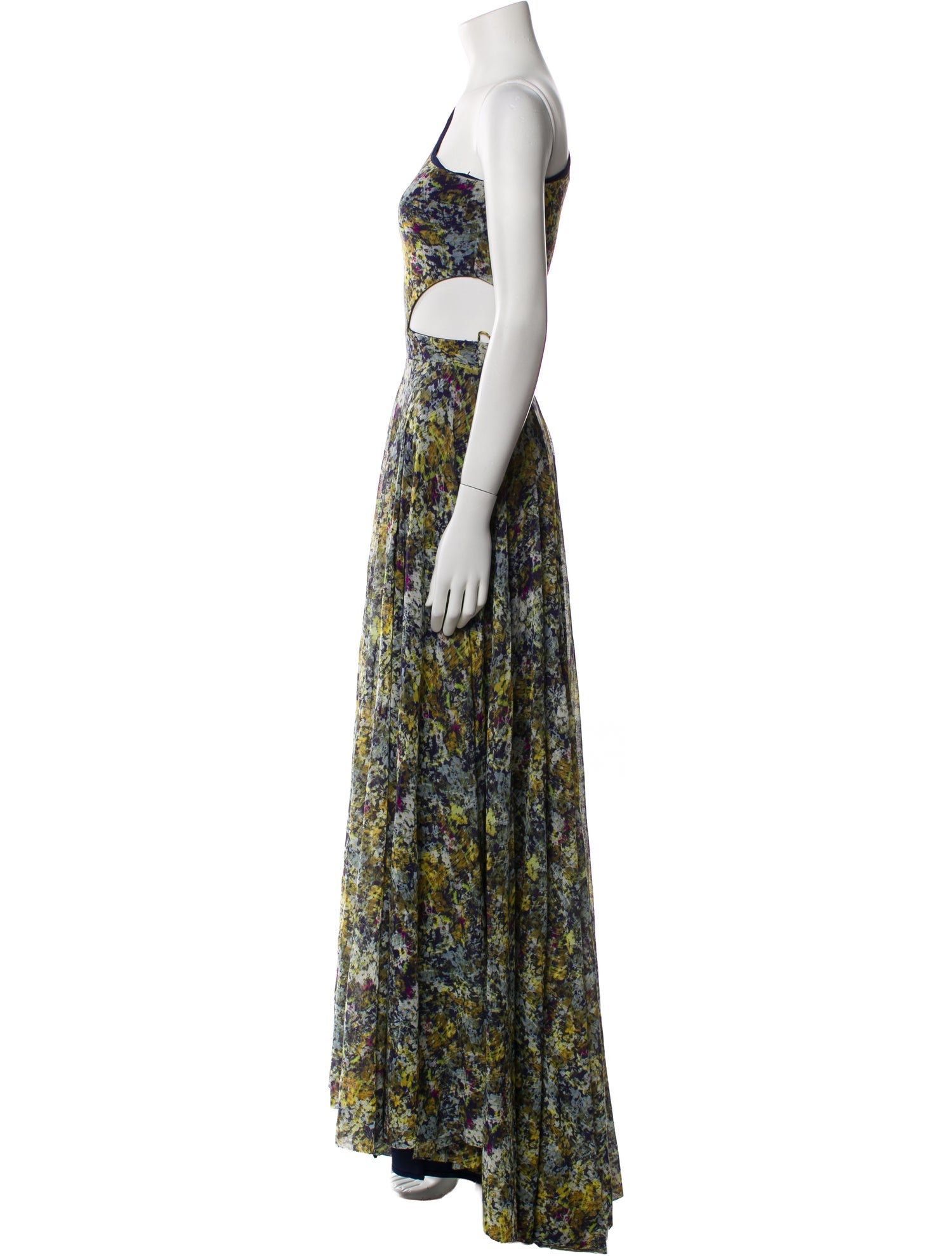 Prabal Gurung Floral Print Long Dress