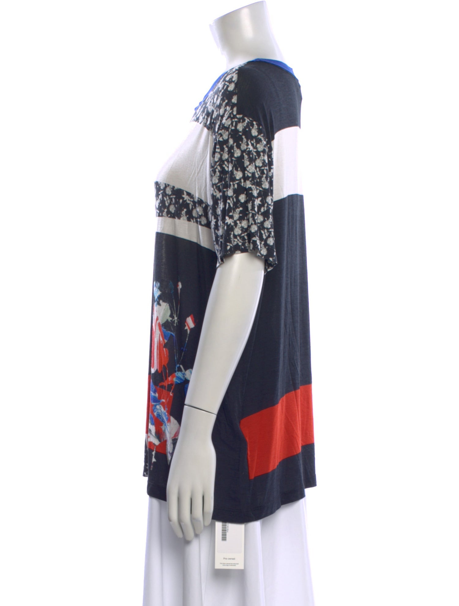 Prabal Gurung Floral Print Crew Neck T-Shirt