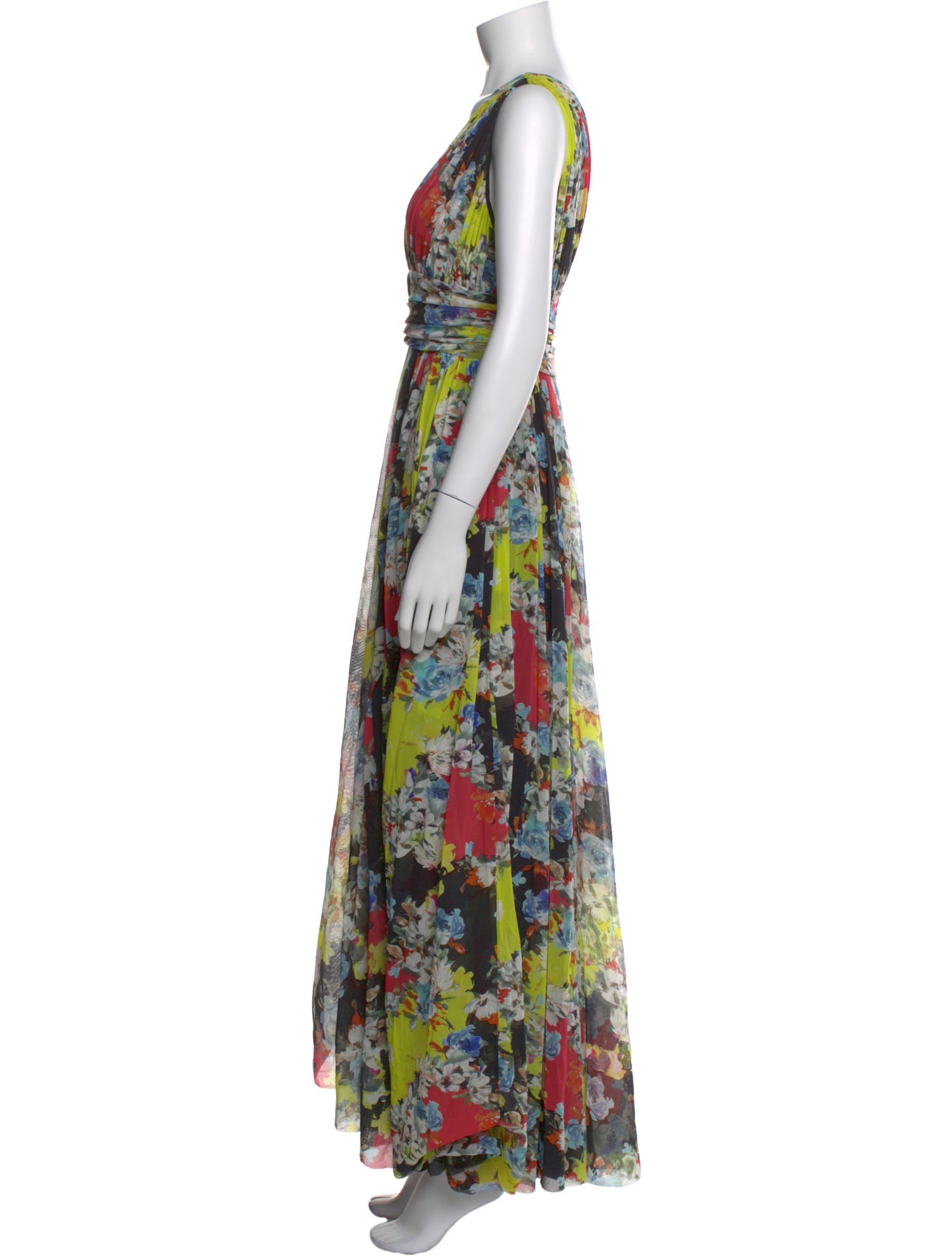 Prabal Gurung Floral Print Long Dress