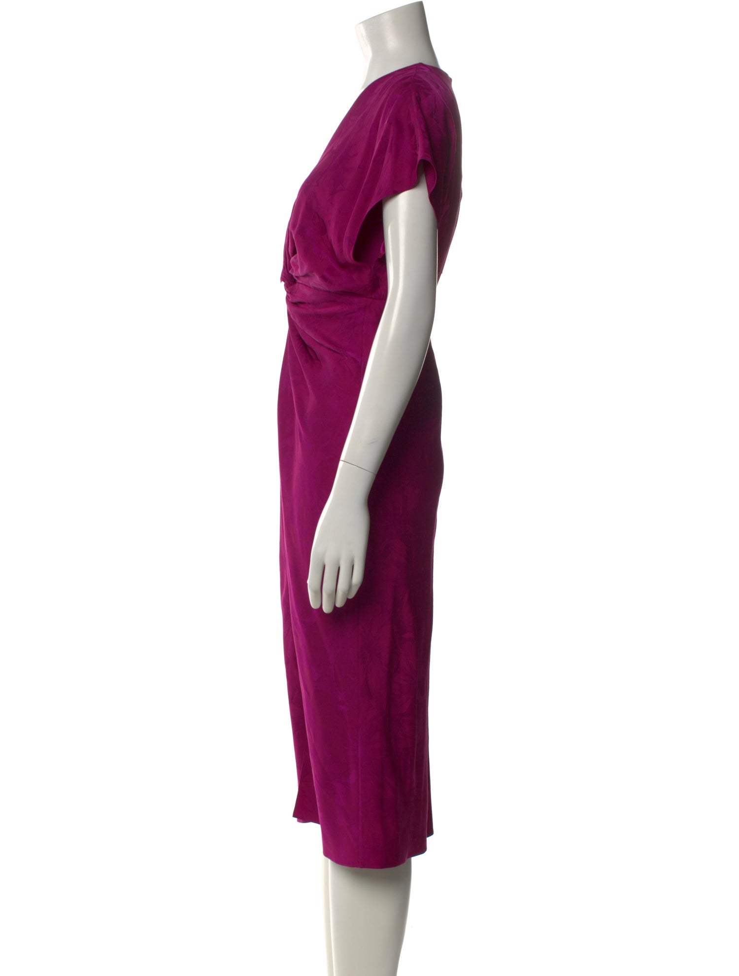 Prabal Gurung V-Neck Midi Length Dress