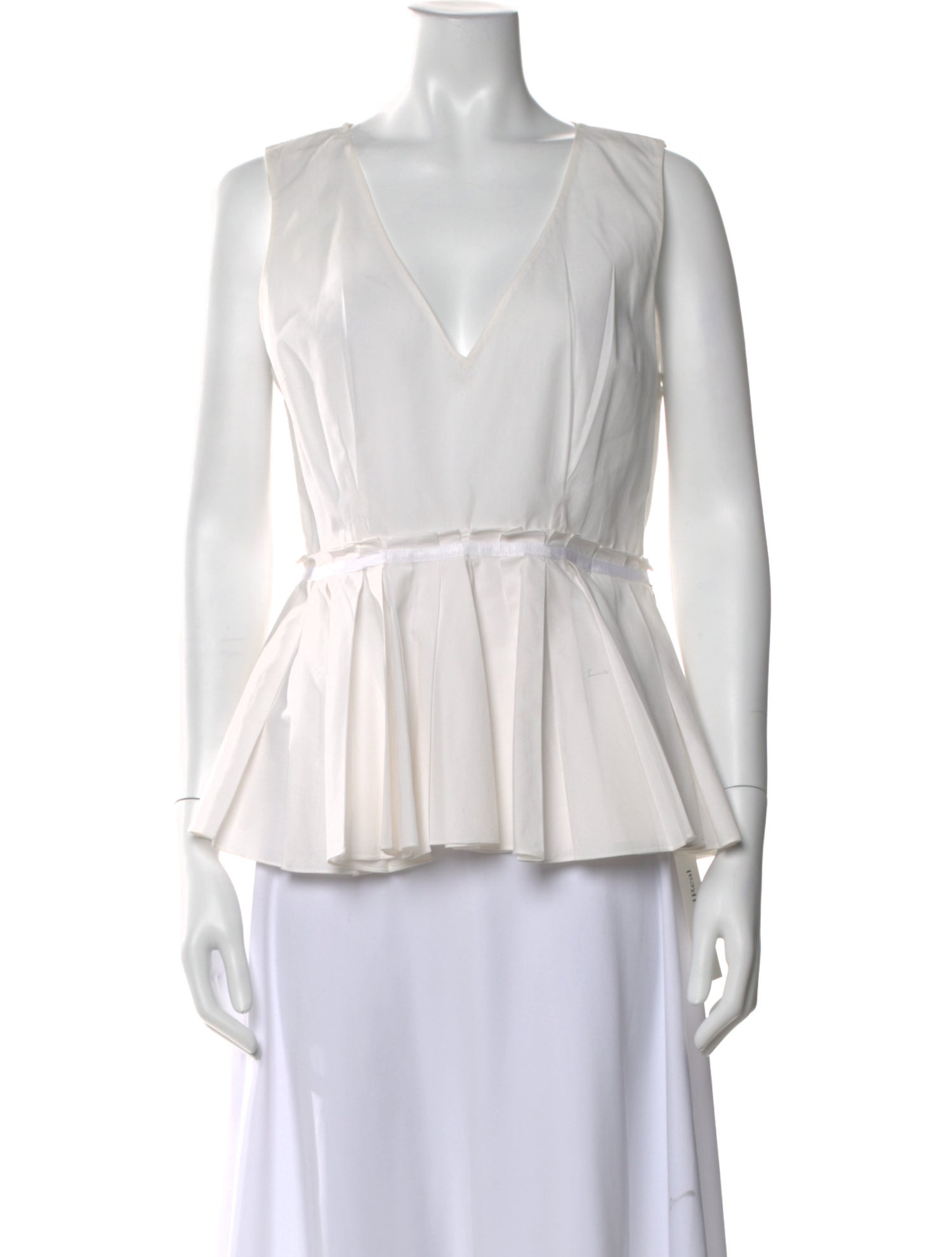 Prabal Gurung V-Neck Sleeveless Blouse
