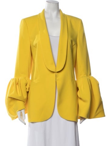 Pre-owned Prabal Gurung Blazer In Yellow