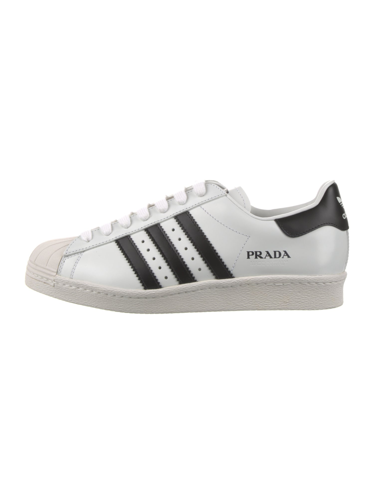 Prada x adidas Superstar 'White Black' Sneakers