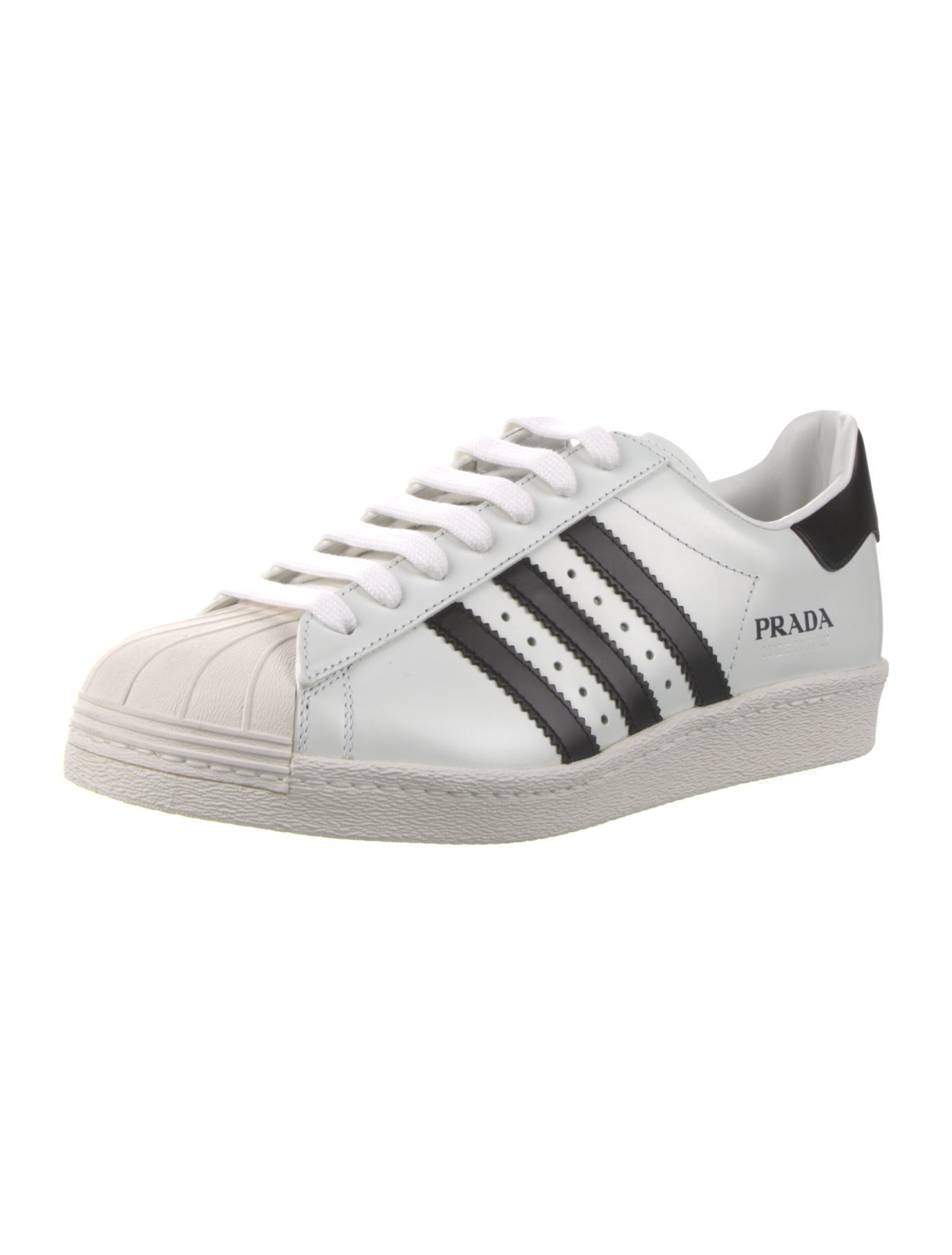 Prada x adidas Superstar 'White Black' Sneakers