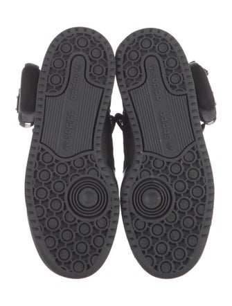 Prada x adidas Enameled Metal Triangle Nylon Sneakers