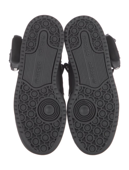 Prada x adidas Enameled Metal Triangle Nylon Sneakers