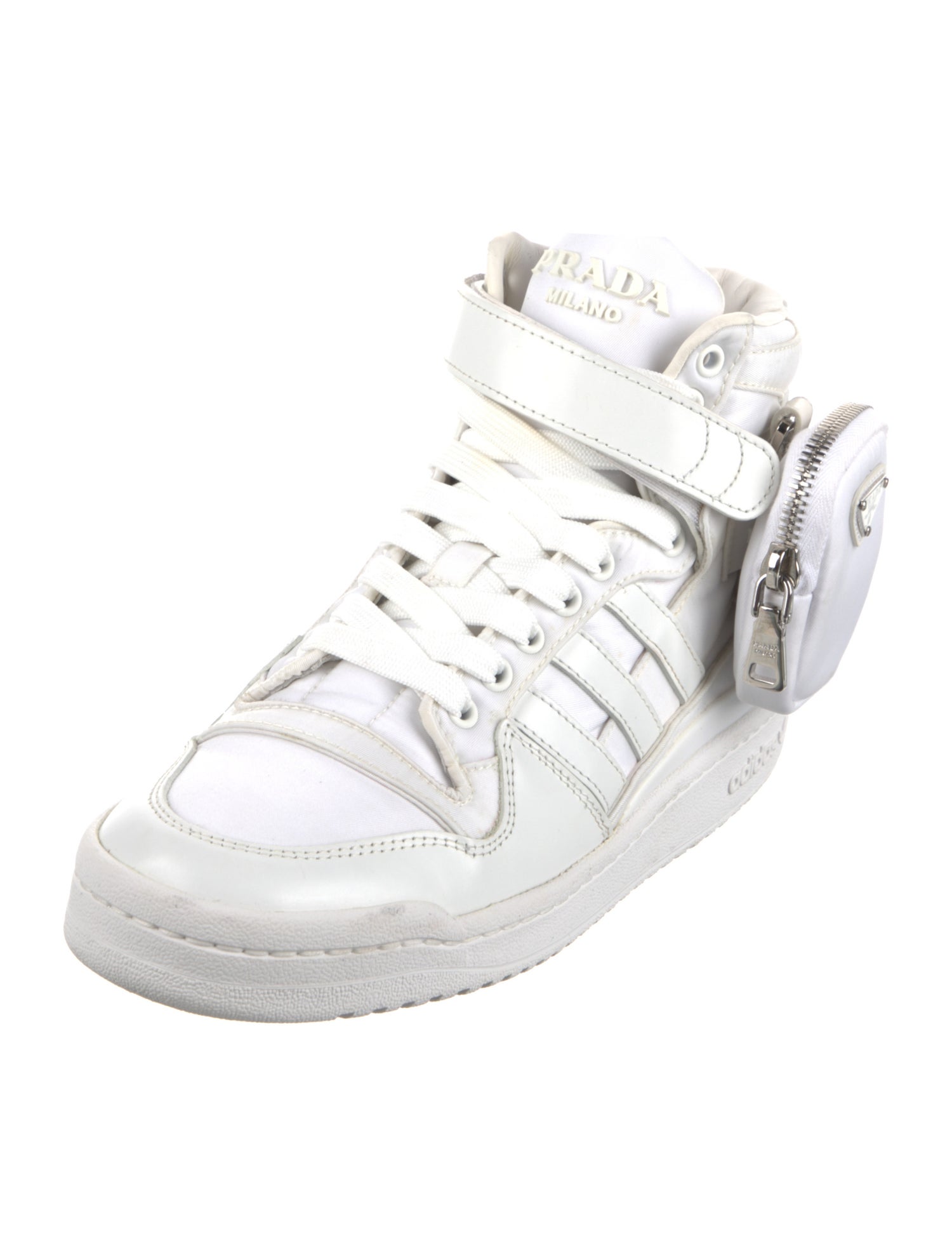Prada x adidas Re-Nylon Forum High "White" Sneakers