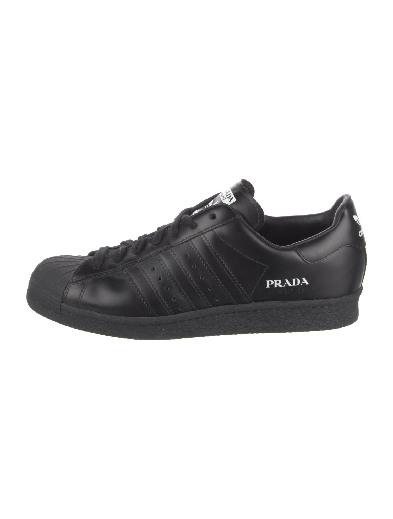 Prada x adidas Superstar 'Core Black' Sneakers