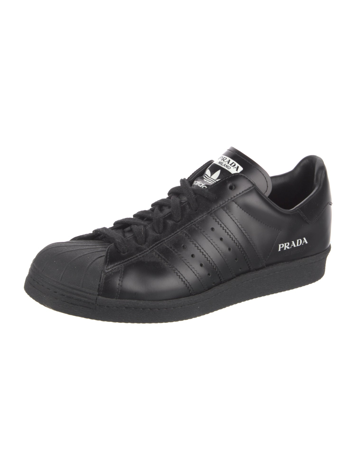 Prada x adidas Superstar 'Core Black' Sneakers