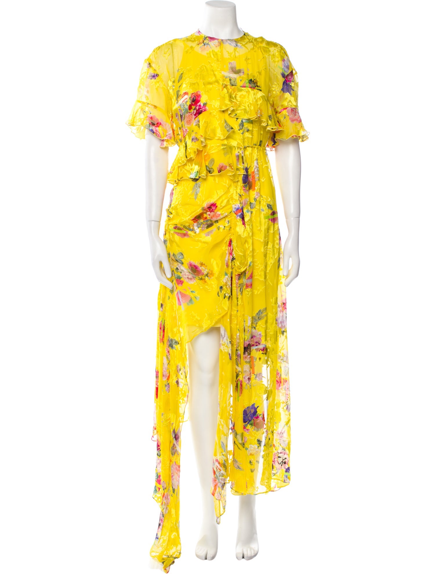 Preen by Thornton Bregazzi Floral Print Long Dress