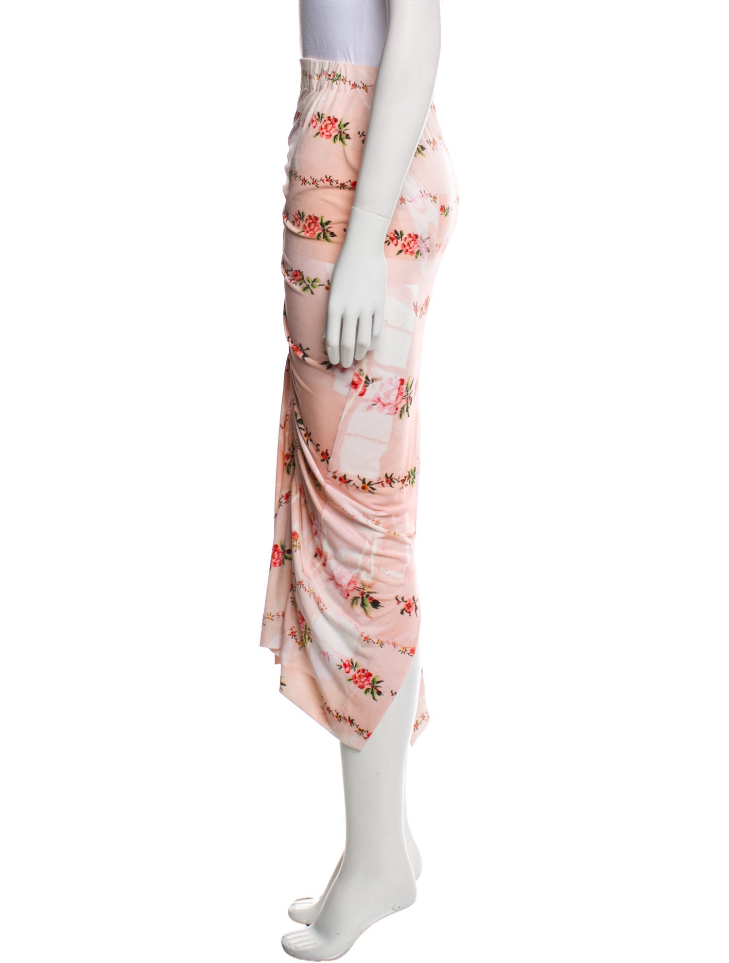 Preen by Thornton Bregazzi Floral Print Midi Length Skirt