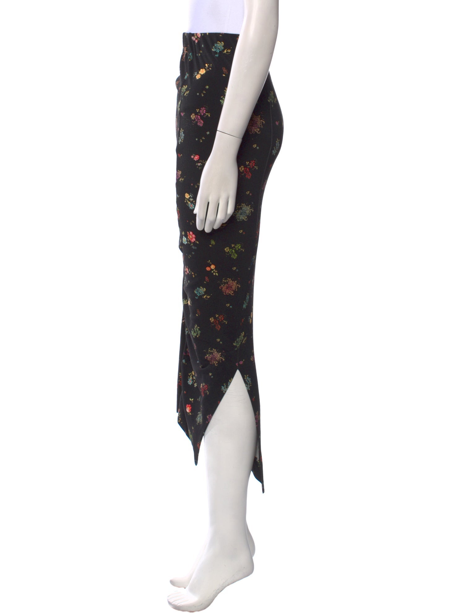 Preen by Thornton Bregazzi Floral Print Knee-Length Skirt