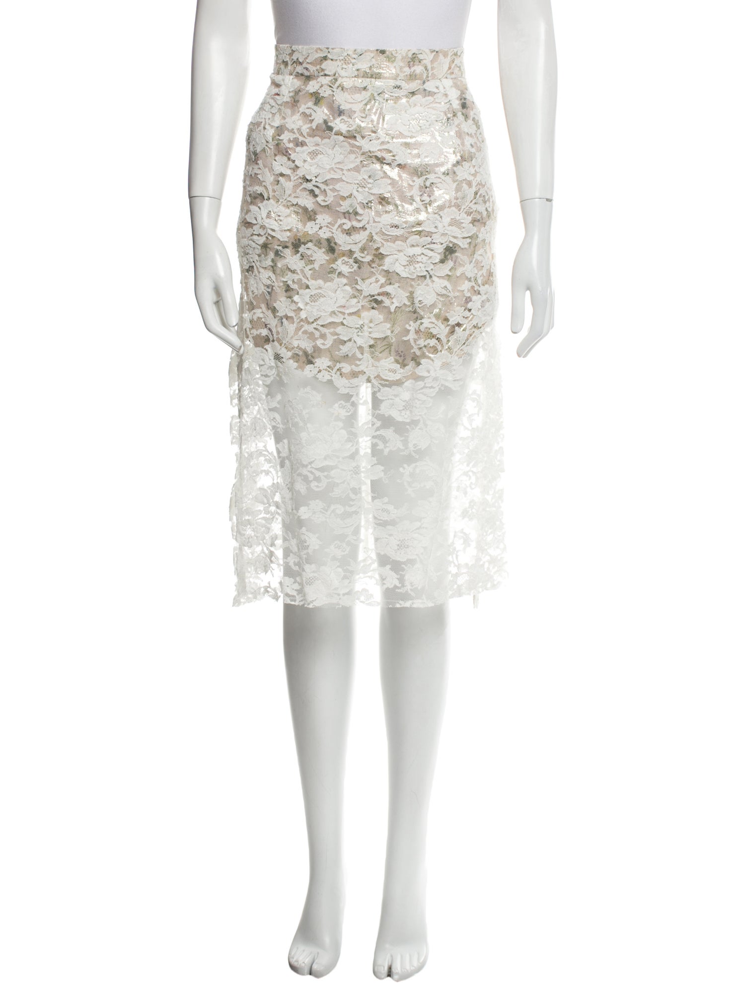 Preen by Thornton Bregazzi Nylon Knee-Length Skirt