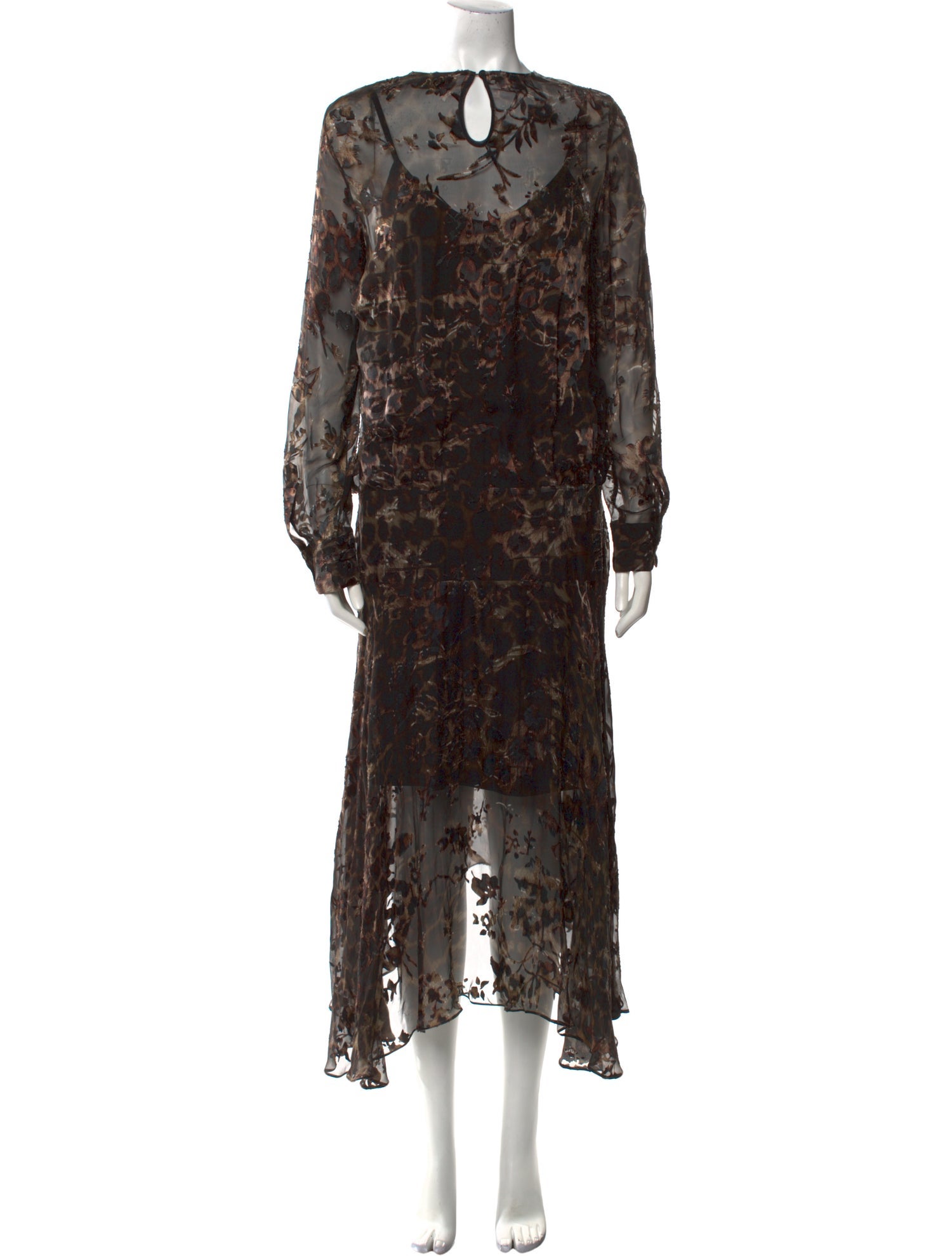 Preen by Thornton Bregazzi Nylon Midi Length Dress