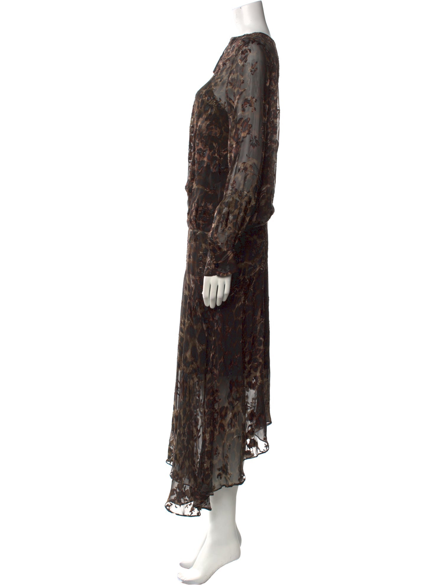 Preen by Thornton Bregazzi Nylon Midi Length Dress