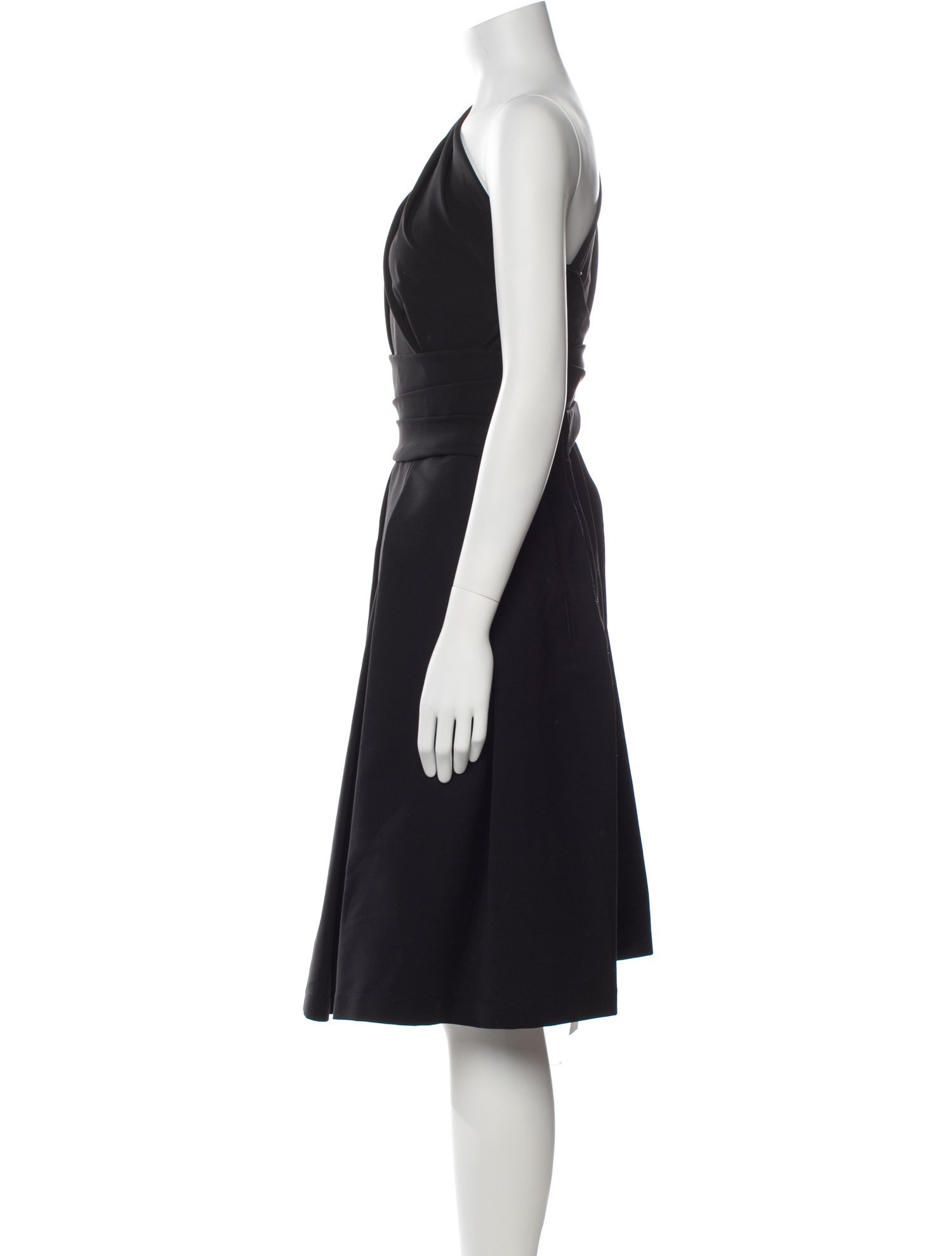 Preen by Thornton Bregazzi One-Shoulder Midi Length Dress