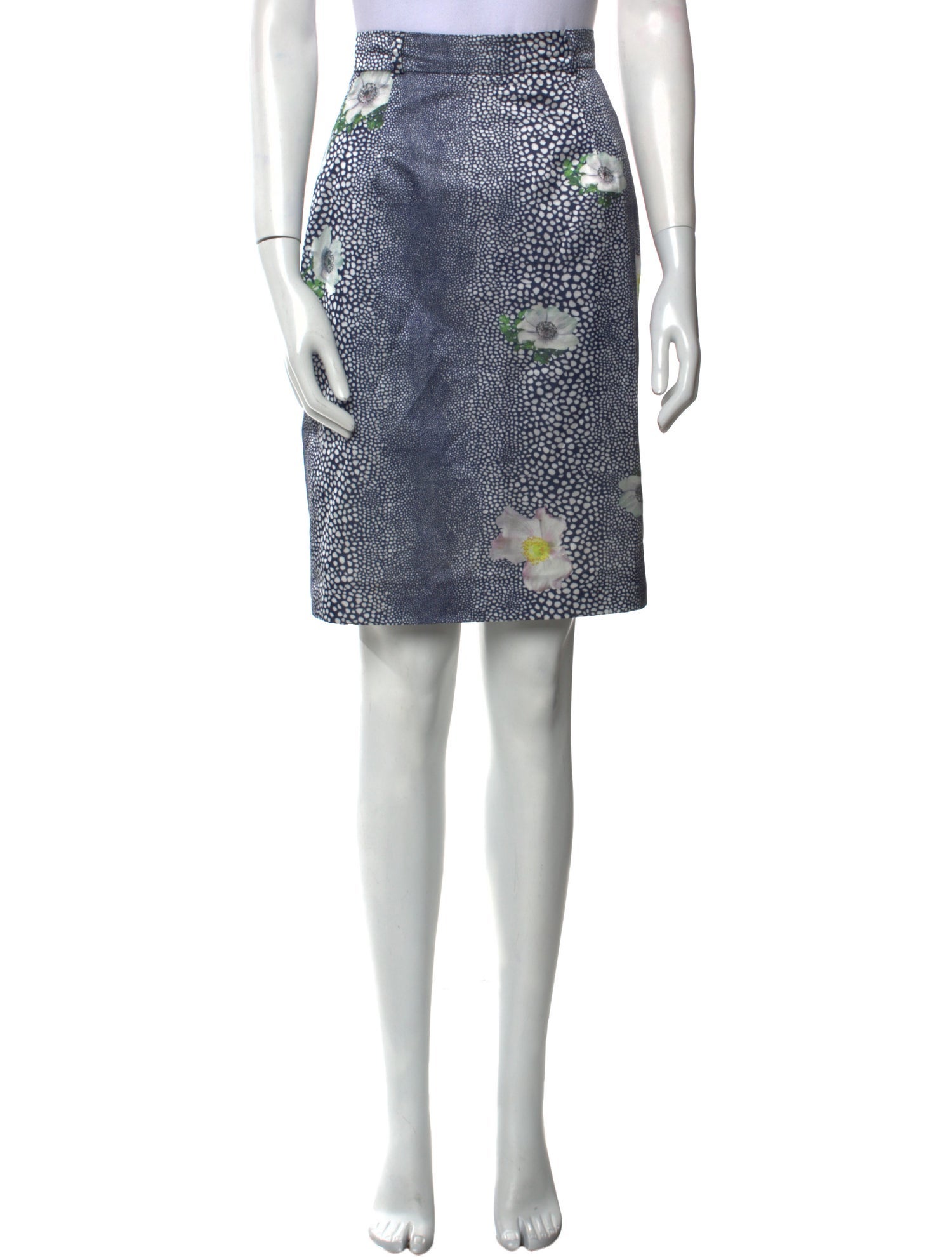 Preen by Thornton Bregazzi Printed Knee-Length Skirt