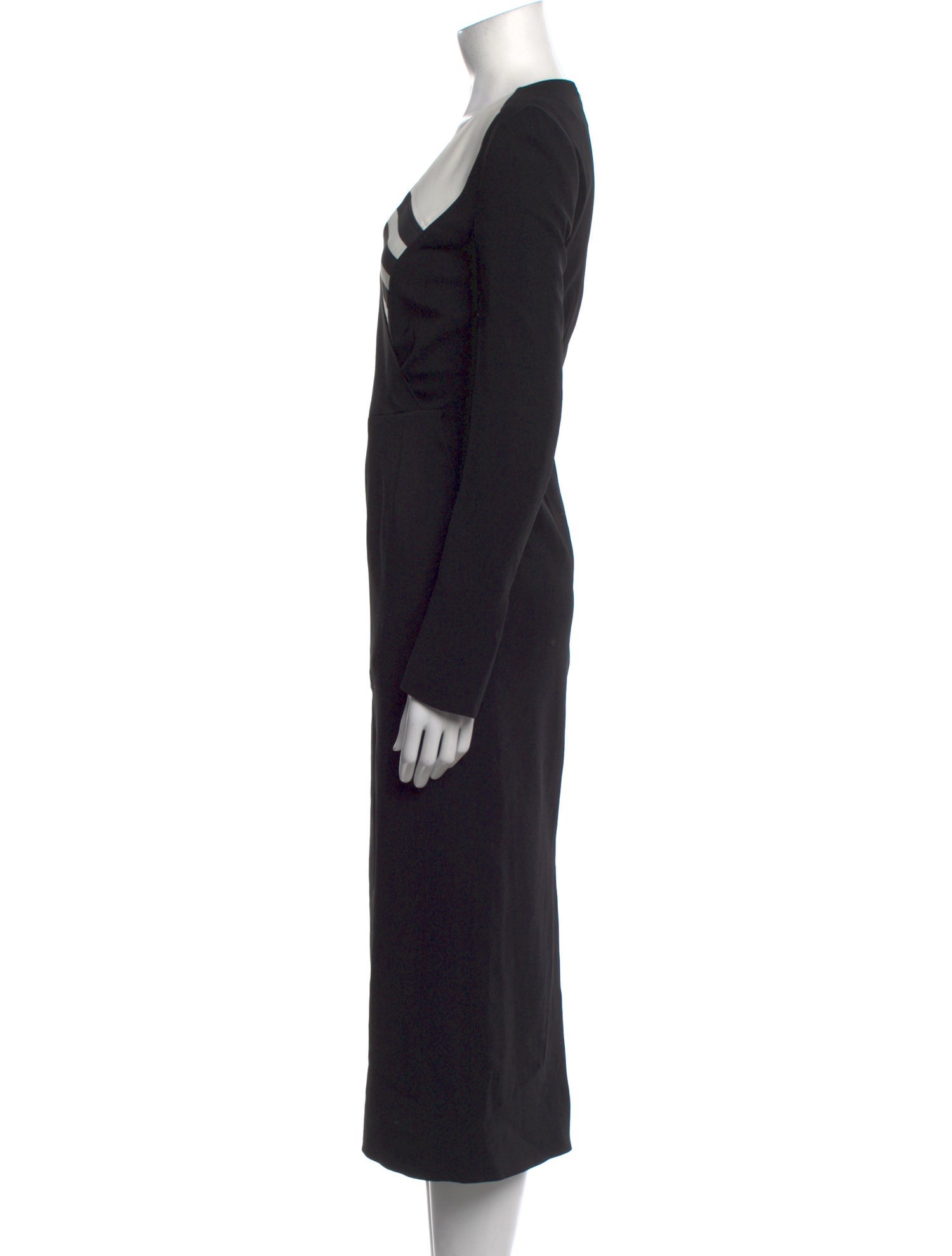 Preen by Thornton Bregazzi V-Neck Long Dress