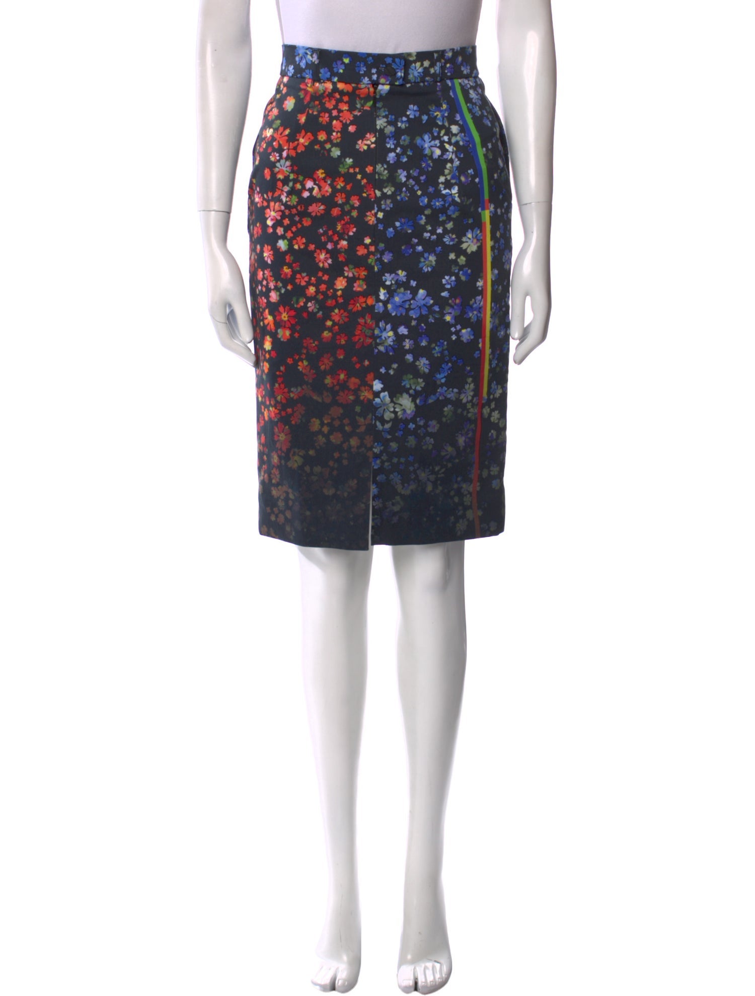 Preen by Thornton Bregazzi Floral Print Knee-Length Skirt