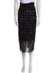 Preen by Thornton Bregazzi Lace Pattern Midi Length Skirt