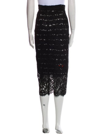 Preen by Thornton Bregazzi Lace Pattern Midi Length Skirt