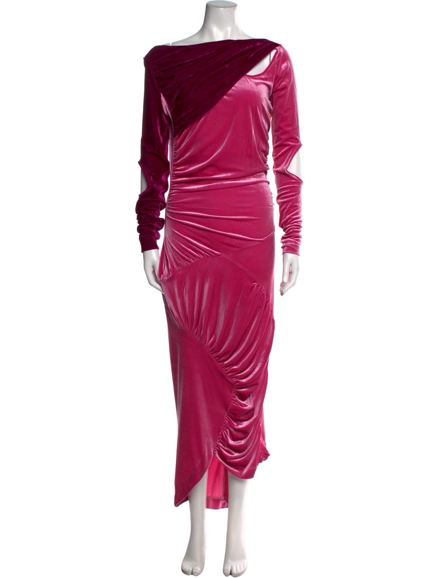 Preen by Thornton Bregazzi Bateau Neckline Long Dress