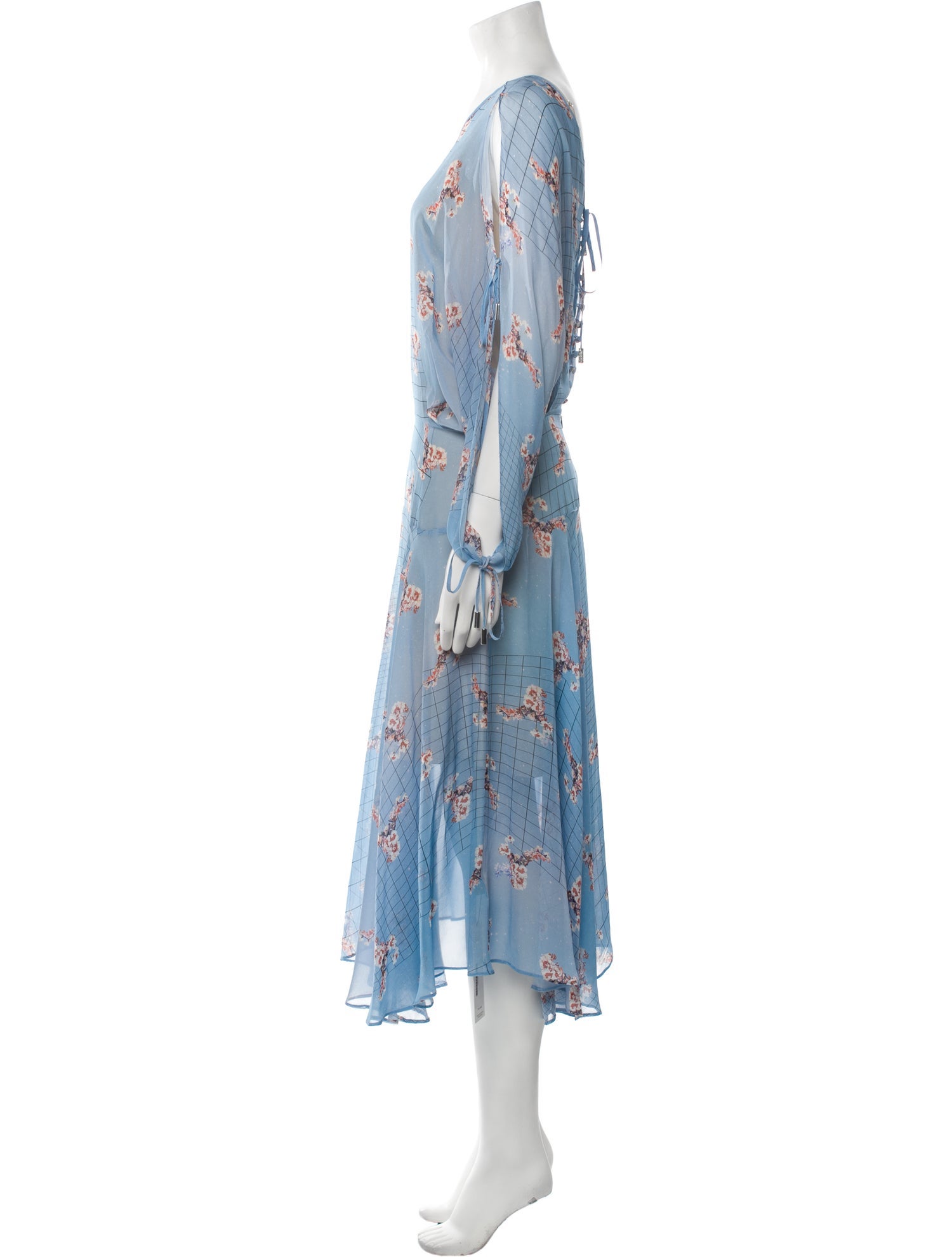 Preen by Thornton Bregazzi Silk Midi Length Dress